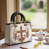 Catholight Faith & Florals Lady Leather Bag