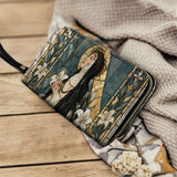Catholight St. Catherine of Siena in Sacred Devotion Leather Wallet Purse