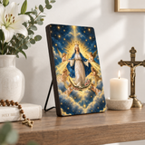 Catholight The Queen of Heaven Devotional Wooden Art