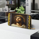 Cattolight Corona di Spine e Grazia del Girasole - Portafoglio in Pelle