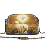 Catholight The Lamb Of Redemption Leather Crossbody Bag