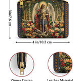 Catholight Archangel's Triumph Leather Rosary Pouch