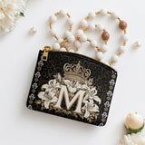 Catholight The Divine Monogram Leather Rosary Pouch