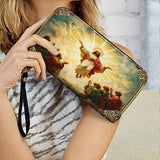 Catholight  The Glorious Ascension Leather Wallet Purse