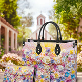 Borsa in pelle floreale della resurrezione Catholight