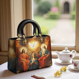 Catholight Coronation Of Mary Lady Leather Bag