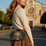 Catholight The Corpus Christi Elegance Leather Crossbody Bag