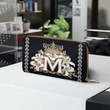 Catholight  The Divine Monogram Leather Wallet Purse