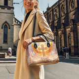 Borsa in pelle Catholight Colomba della Pace