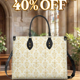 Catholight  The Ave Maria Pattern Leather Bag
