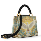 Catholight Grace of the Holy Spirit Personalized Leather Satchel Bag