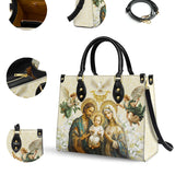 Catholight Holy Family Sacred Leather Bag