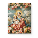 Catholight Halo Of Roses Canvas Wall Art