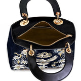 Catholight The Holy Spirit and Lily Devotional Lady Leather Bag