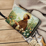 Catholight  Harmony of Saint Francis Leather Wallet Purse