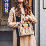 Catholight  Roses of the Rosary Leather Bag