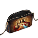 Catholight A Testament of Grace and Compassion Leather Crossbody Bag