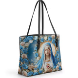 Catholight Heavenly Grace  Leather Tote Bag