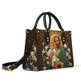 Catholight  Guardian of Faith and Purity Leather Bag
