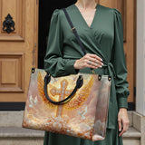 Borsa in pelle Catholight Colomba della Pace