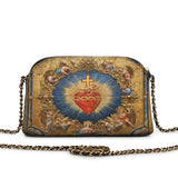 Catholight Sacred Heart of Divine Leather Crossbody Bag