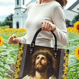 Borsa in pelle Catholight Corona di Spine e Girasole Grace