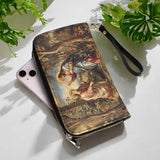 Catholight  Christ and Mary Magdalene Leather Wallet Purse
