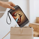 Catholight  A Testament of Grace and Compassion - Leather Wallet Purse