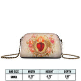 Catholight Sacred Heart of Grace Leather Crossbody Bag