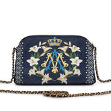 Catholight Crown Of Grace Leather Crossbody Bag