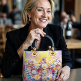 Catholight Floral Resurrection Lady Leather Bag