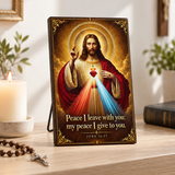 Catholight A Testament of Grace and Compassion Wooden Art Quote