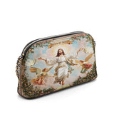 Catholight In God We Trust Leather Crossbody Bag