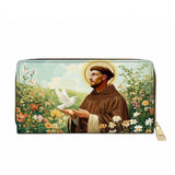 Catholight  Harmony of Saint Francis Leather Wallet Purse