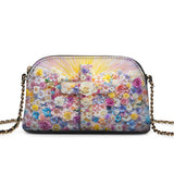 Catholight Floral Resurrection Leather Crossbody Bag