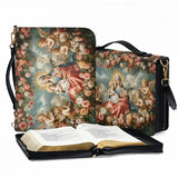 Catholight Halo Of Roses Bible Cover