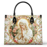 Borsa in pelle della Grazia della Vergine Maria Catholight