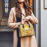 Borsa in pelle Catholight Ali di Serenità