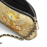 Catholight Wings of Serenity Leather Crossbody Bag