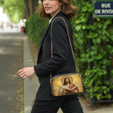 Catholight Jesus the Savior Eternal Light Leather Crossbody Bag