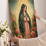 Catholight Roses of Guadalupe Canvas Wall Art