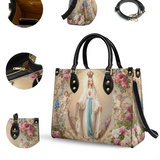 Catholight Queen Of Holy Grace Leather Bag