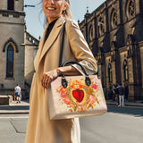 Catholight Borsa in Pelle Sacro Cuore di Grazia