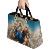 Catholight Divine Ascension: The Heavenly Embrace Lady Leather Bag
