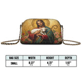 Catholight Lamb of Grace Leather Crossbody Bag