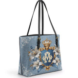 Catholight Sacred Devotion Leather Tote Bag