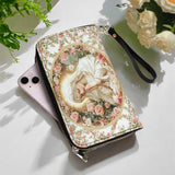 Portafoglio in pelle Catholight della Grazia della Vergine Maria