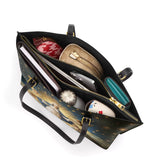 Catholight The Queen of Heaven Leather Tote Bag