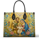 Catholight Holy Family in Divine Grace Leather Bag