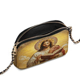 Catholight Jesus the Savior Eternal Light Leather Crossbody Bag